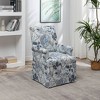 Classic Covered Dining Arm Chair - WOVENBYRD - 2 of 4