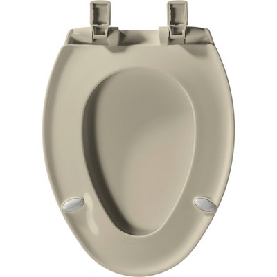 Bone Elongated Soft Close Plastic Toilet Seat with Easy Cleaning