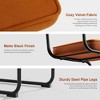 Dovelina Velvet Upholstered Modern Dining Chair Set of 2 - 4 of 4