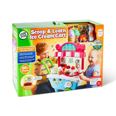 Leapfrog SCOOP & LEARN ICE CREAM PANIER Anglais Parlant Toy Enfant Nouveau 