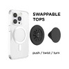 PopSockets Magnetic Phone Grip with MagSafe, Magnetic Adapter Ring Included - Black - 3 of 4