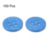 Unique Bargains Resin DIY Craft Flat 4-Hole Sewing Buttons 100 Pcs - 3 of 4