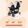 Baby Trend Sit N' Stand Multi-Use Easy Fold Travel Toddler and Baby Double Stroller with Safety Harness and Storage Basket - 3 of 4