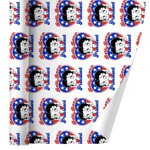 Betty Boop Betty In Heart Gift Wrap 30" x 72" - 1 of 4