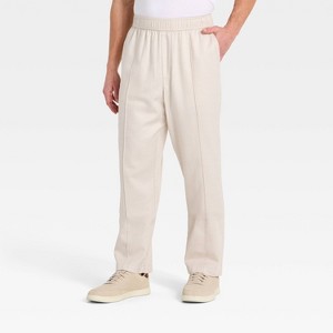white male dress pants Athletic Fit Stretch Suit Pants - Heathered Light Blue 40W main image 0