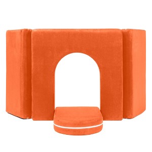 Jaxx Zipline Playscape Castle Gate - Playtime Furniture for Imaginative Kids - 1 of 2