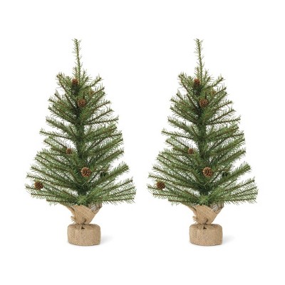 Melrose Mini Pine Cone Tree (Set of 2)