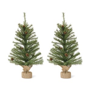 Melrose Mini Pine Cone Tree (Set of 2) - 1 of 3