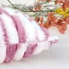 Unique Bargains Gradient Striped Tie Dye Faux Fur Plush Pillowcases 2 Pcs - 4 of 4