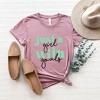 Simply Sage Market Women's Just A Girl With Goals Puff Print Short Sleeve Graphic Tee - 3 of 4