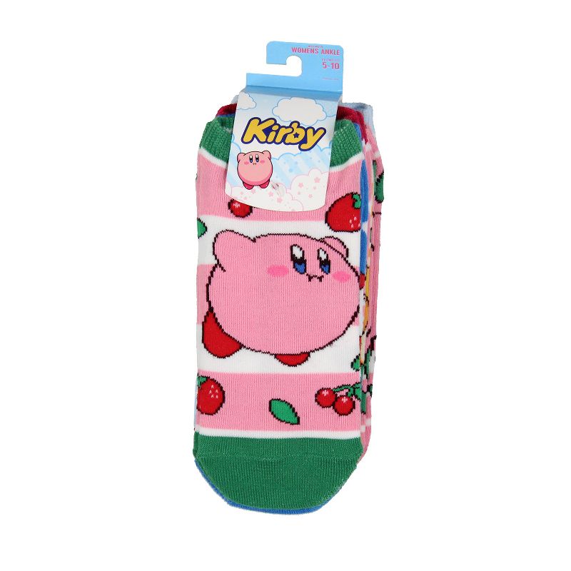 Nintendo Kirby Adult Video Game Assorted Characters 6 Pair Pack Socks Size 9-11 Multicoloured, 3 of 4