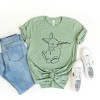 Simply Sage Market Women's Hand Drawn Bunny Short Sleeve Graphic Tee - 3 of 3