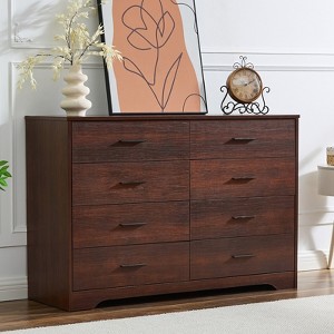 Farmhouse Wood Dresser for Bedroom, Drawers of Dressers - 1 of 4