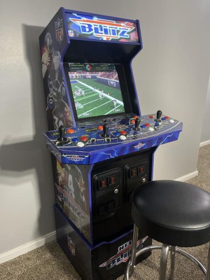  Arcade1Up NFL Blitz Legends Arcade Machine - 4 Player, 5-foot  tall full-size stand-up game for home with WiFi for online multiplayer,  leaderboards, and a light-up marquee : Toys & Games