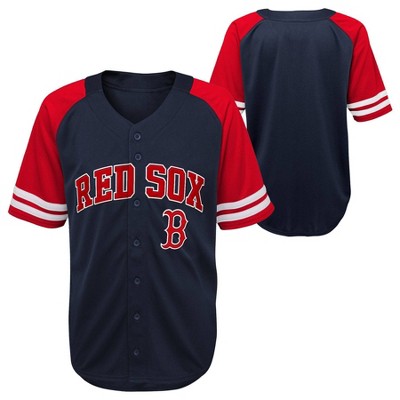 MLB Boston Red Sox Button-Down Jersey 
