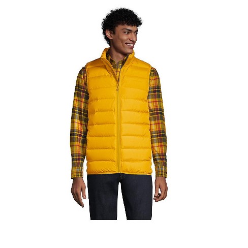 lands end men's down vest