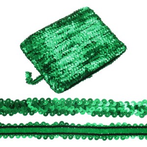 Unique Bargains Elastic PVC Durable Sequins Flat Paillette Sequin Trim 1 Pc - 1 of 4