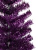 Northlight Artificial Tinsel Christmas Tree - 4' -Purple - Unlit - 4 of 4