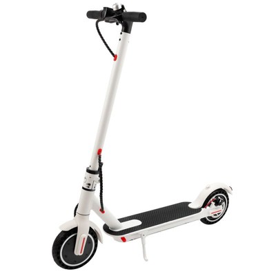Topteng Commuting Electric Scooter with Deck Light -  220lb Capacity, 21.8 Mile Range, 8.5" Wheels