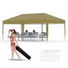 Pop Up Canopy Tent Outdoor Canopy with No Removable Sidewall One-Person Set Up Heavy Duty Commercial Instant Tent Shelter - 2 of 4