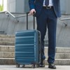 Sapphtopaz 20"24"28" Hardshell ABS Luggage Set, Lightweight ABS Dual Spinner Suitcase with TSA Lock,Airline-Approved Checked Travel Suitcases - 2 of 4