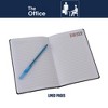 The Office Softcover Lined Journal Notebook, 96 Pages, Medium, 7 x 9 - Navy - 4 of 4