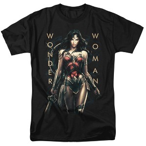 Wonder Woman Movie Armed And Dangerous Adult T-Shirt - 1 of 4