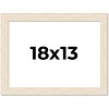PosterPalooza | 18x13 Wide Barnwood Picture Frame, UV Acrylic, 6 Finishes - Grey, Brown, White, and Black - 2 of 4