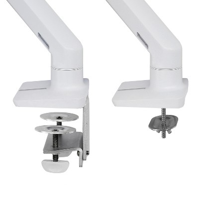 Ergotron HX Single Ultrawide Monitor Arm with HD Pivot, VESA Desk Mount for 1000R Curved Monitors Up to 49 Inches, 28 to 42 lbs - White (45-647-216)