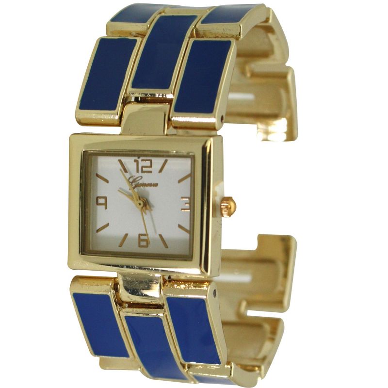 OLIVIA PRATT COLORFUL AND GOLD DETAILS BANGLE WATCH, 1 of 6