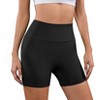 Biker Shorts Women 6" Tummy Control Workout Shorts Women with Pockets High Waisted Yoga Running Gym Spandex Compression - 4 of 4