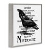 Stupell Industries Creepy Halloween Black Crow Raven, 17" x 17" - 3 of 4