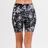 Calypsa Women's Plus Size Chlorine Resistant High Waisted Mid-Thigh Swim Shorts - 2 of 4