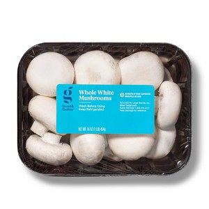 Whole White Mushrooms - 16oz - Good & Gather™ - 1 of 3