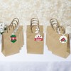 Big Dot of Happiness Ornaments - Assorted Hanging Holiday and Christmas Party Favor Tags - Gift Tag Toppers - 12 Ct - 3 of 4
