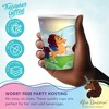 Treasures Gifted Afro Unicorn Cups - 12oz Party Cups - Afro Unicorn Birthday Decorations - Disposable Paper Cups - 3 of 4