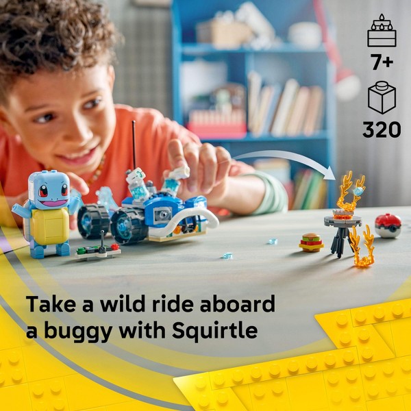 LEGO Pokémon SMART Play: Aventura en Buggy del Entrenador con Squirtle 72156 2