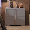 NicBex Modern Dresser with Mirrored Design,Large Drawers with Metal Handles,Chest of Drawers for Bedroom,Living Room,Study,Hallway - 3 of 4