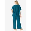 Woman Within Plus Size Tiered Top Pant Set - 3 of 4