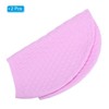 Unique Bargains Silicone Waterproof Non-Slip Bubble Textured Adult Swim Caps 2 Pcs - 3 of 4