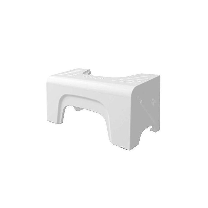 7" Fold-N-Stow Foldable Toilet Stool White - Squatty Potty, 1 of 9