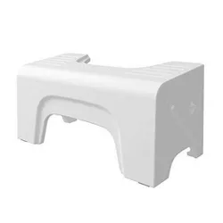 7" Fold-N-Stow Foldable Toilet Stool White - Squatty Potty