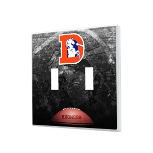 NFL AFC Historic Teams Legendary Hidden-Screw Light Switch Plate for Double Toggle - 1 of 4