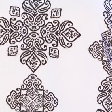 black paisley placement