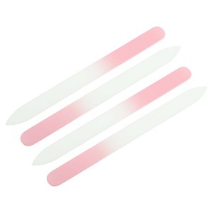 Unique Bargains Glass Double-sided Multifunctional Nail File Manicure Tool 4 Pcs - 1 of 4