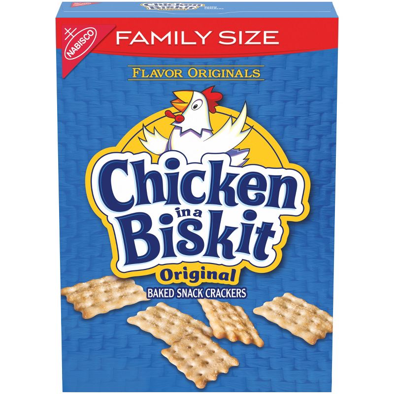 Chicken in a Biskit Original Baked Snack Crackers, 1 of 10
