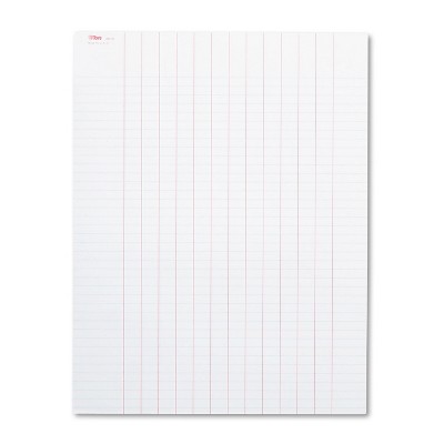 Tops Data Pad With Plain Column Headings 8 1 2 X 11 White 50 Sheets 3616 Target