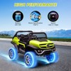 2 Seater Kids Ride On Truck 24V Ride On Toy Battery Powered Electric Vehicle for Toddles with Remote Control, Spring Suspension, LED Lights, Music - 4 of 4
