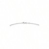 Sterling Silver or Diamond - Cut Infinity Beaded Anklet,Fashionable and Exquisite, Suitable for Women - 3 of 4