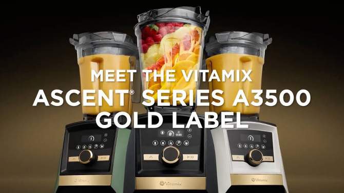 Vitamix Ascent Series A3500 Blender Gold Label, 2 of 10, play video